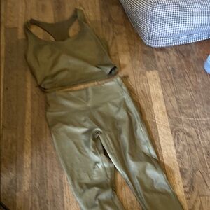 Olive Green Women's workout set size small